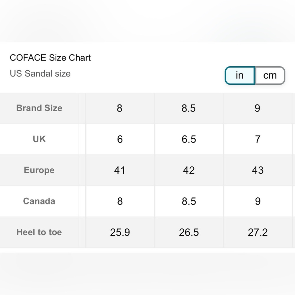Coface Men's Slider Sandals Size (EU 42) (US 8.5) Tags Attached - Picture 9 of 9